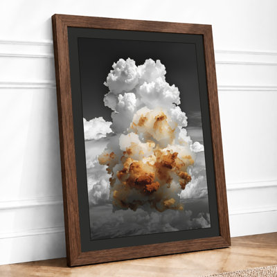 Catastrophic Blast Modern - Framed Print