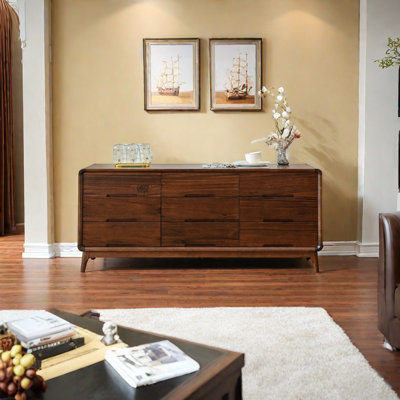 Armoire de rangement en noyer noir