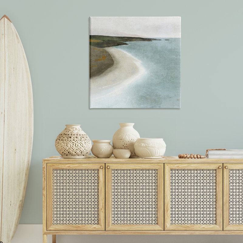 «Simple Serene Coastline» par Suzanne Nicoll, H 36 po x l 36 po