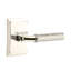 Privacy Door Lever with Square Rosette