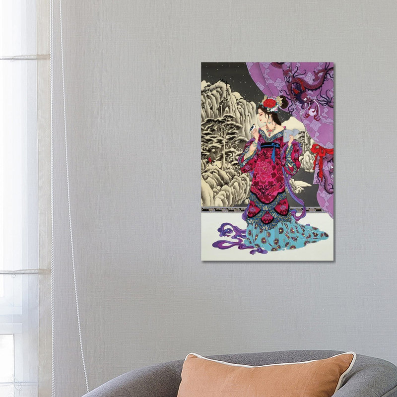 Black Jade - Painting on Canvas, 101.6 cm H x 66.04 cm W x 3.175 cm D, Wrapped Canvas