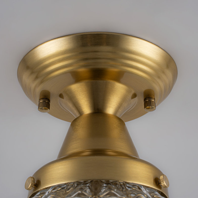 Plafonnier semi-encastré 1 lumière