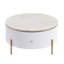 Table basse moderne avec 2 grands tiroirs de rangement Modern (31,5 po)