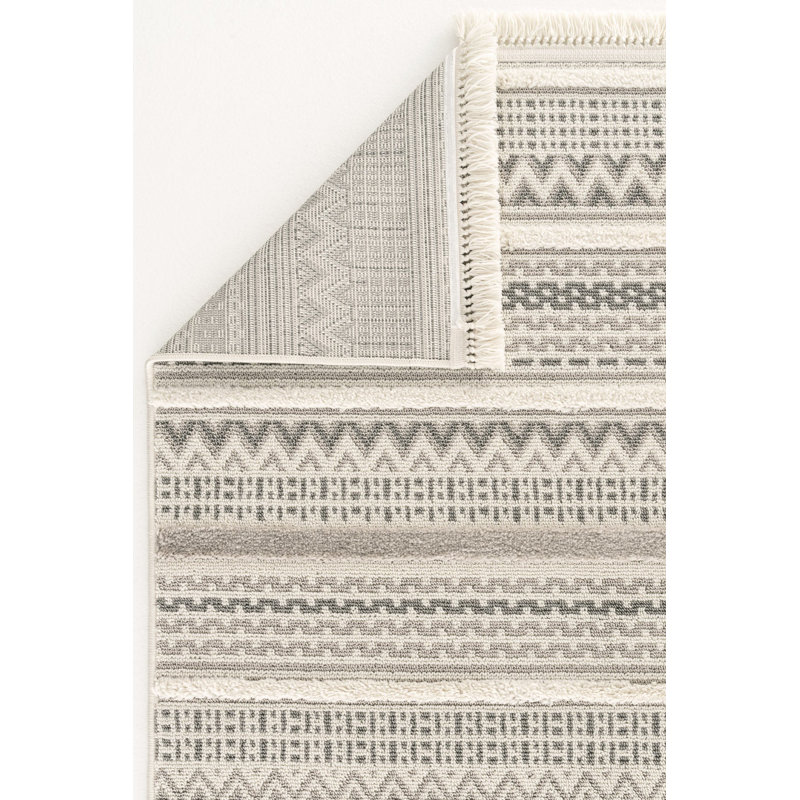 Rohann Machine Made Indoor / Outdoor Area Rug, Rectangle 2'7" x 4'11"