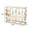 Nowling Mirror Console Table - 39.5" x 12" x 30.3" - Gold
