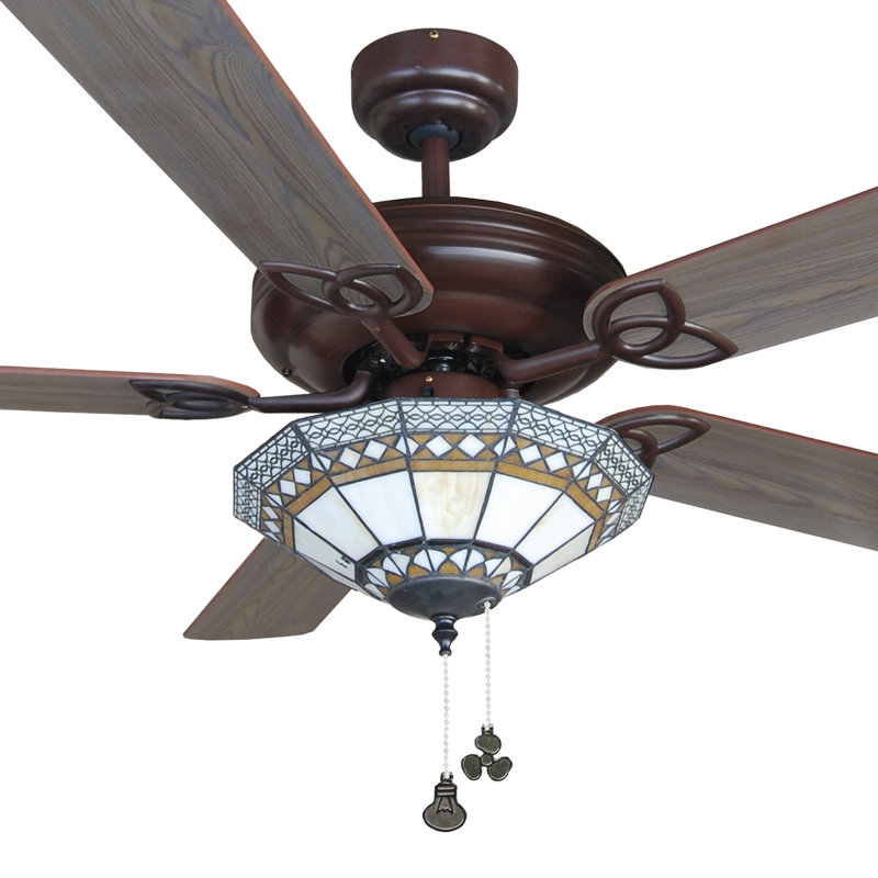 132cm Ceiling Fan with Light Kit