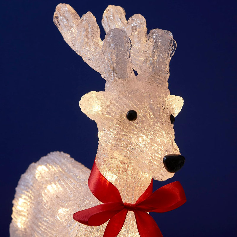 Acrylic Reindeer Christmas Decoration