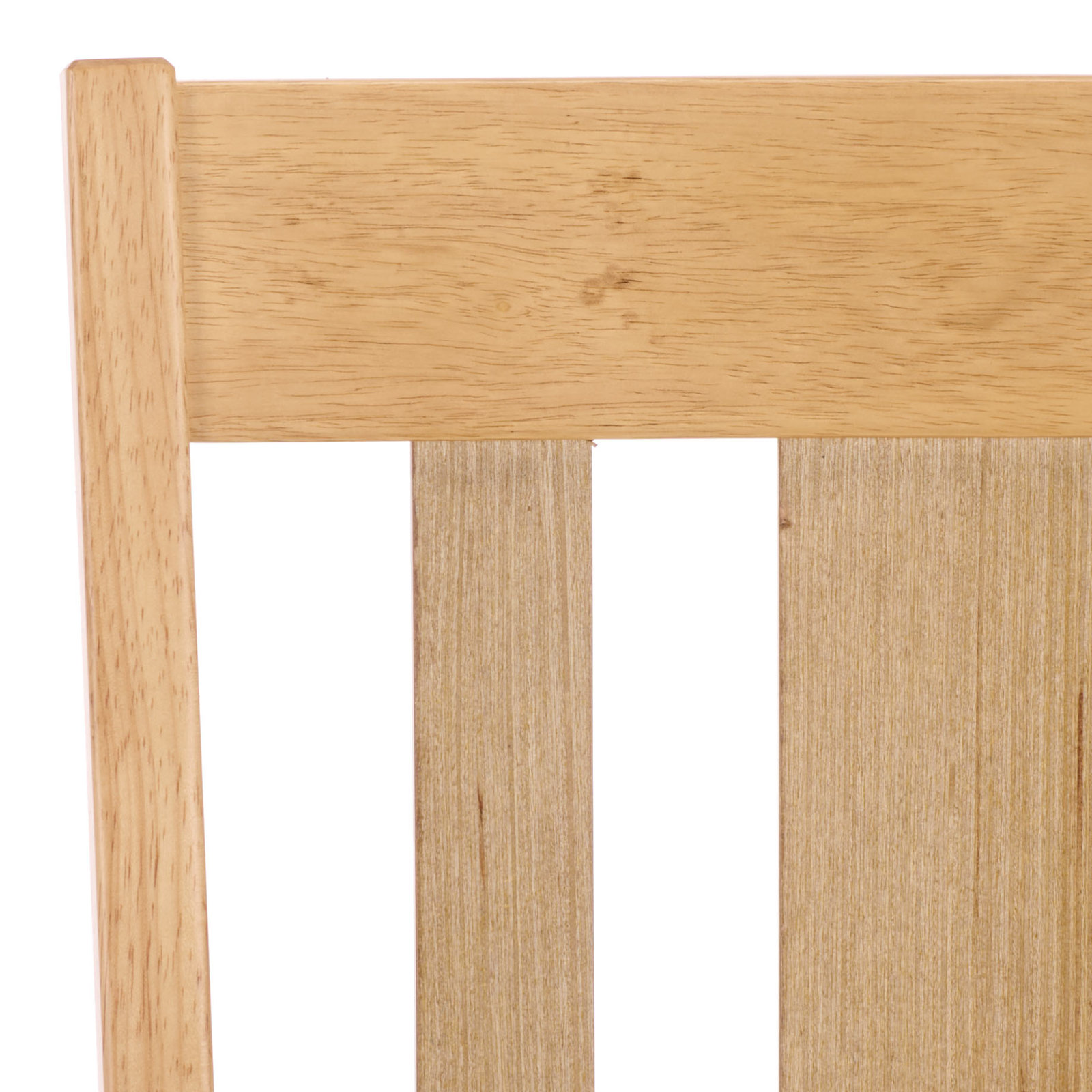 Caria Slat Back Dining Chair, Light Oak