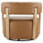 Lawler Barrel Back Swivel Arm Chair