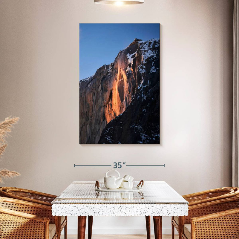 Alvord Yosemite Phenomenal Firefall, 48" H x 32" W