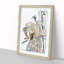 Koshiro as a Samurai by Katsukawa Shunsho - Picture Frame Art Print-55609645-55609648