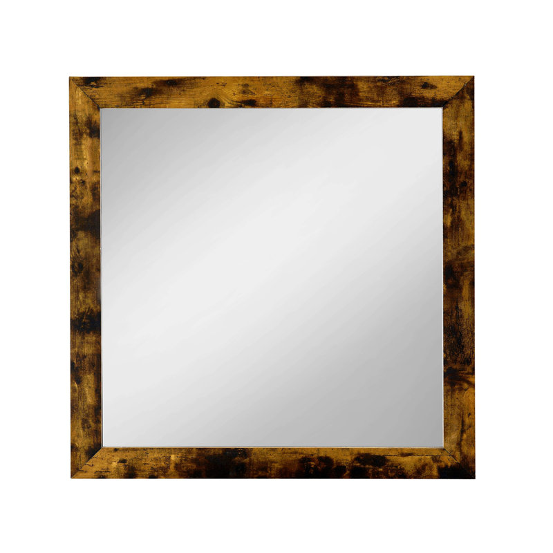 Juvanth Rustic Oak Finish Mirror