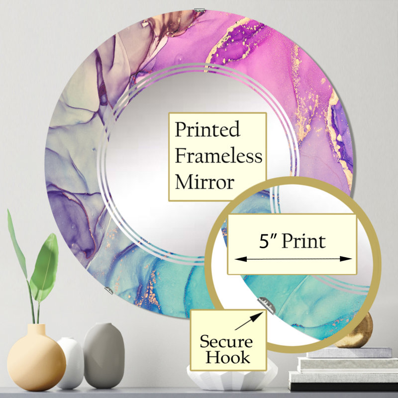 Miroir de salle de bain sans cadre, 24 po x 24 po