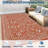 Reversible Outdoor Rug Modern UV Resistant Waterproof Plastic Patio Carpet Easy to Clean, Durable Design - Large Mat for Garden, Lawn, Patio, Porch-1042201702-1042201701