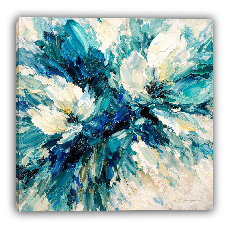 Art mural sur toile tendue Soft Drift, L 20 po x H 20 po x P 1,5 po