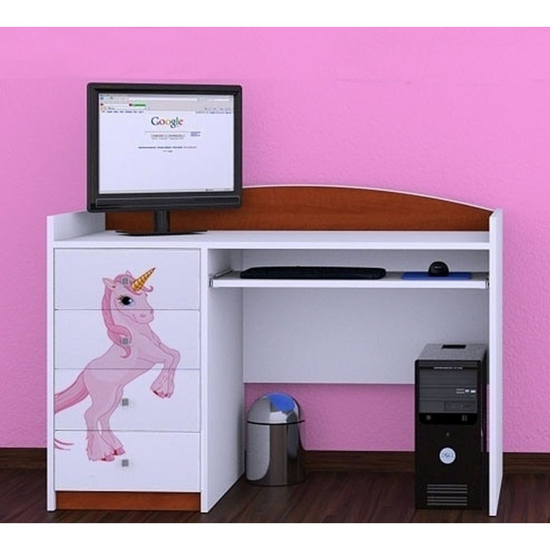 Buch 125cm Computer Desk, Brown