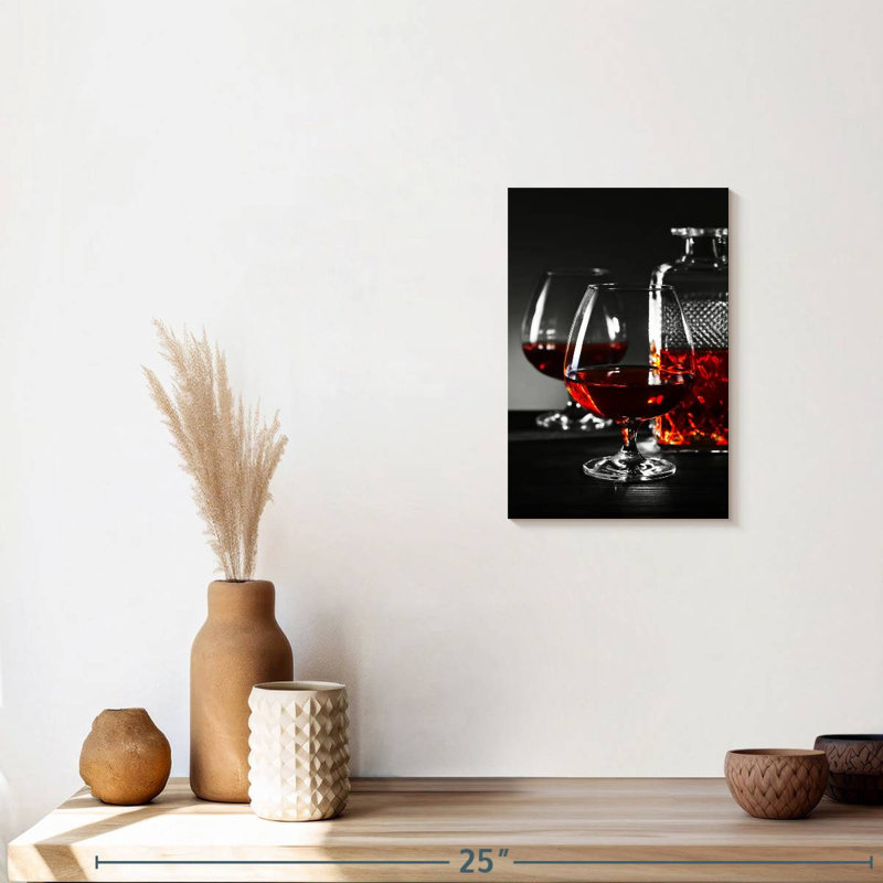 " Cognac Drinks " by SodaPopArt, 12" H x 8" W x 1" D