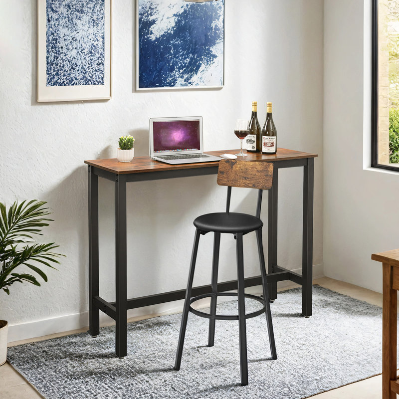 Metal Base Dining Table