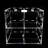 4Grid Acrylic Reptile Tank Terrarium Lizard Climbing Spider Snake Breeding Boxes