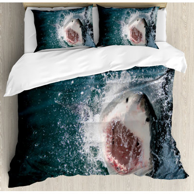 Shark Modern & Contemporary Duvet Cover