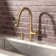 Pull Down Single Handle Kitchen Faucet with Accessories