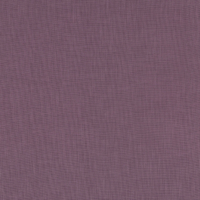 Solids & Textures I 18 UPH Tessuto Lino Fabric, Aubergine