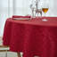 Nappe en jacquard imperméable, épaisse, douce, de première qualité, à motif de damas, à volutes, pour la maison-2084578740-2084578698