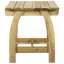 Depp Rectangular Pine Outdoor Dining Table , 110cm cm W 74cm cm D