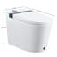 Toilette intelligente avec bidet intégré, fonction d'ouverture / fermeture automatique, commande de nuit et bouton latéral, salle de bain en céramique blanche moderne, profondeur de 26,95 po, largeur de 15,66 po, hauteur de 17,91 po, poids de 87,03 lb