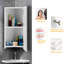 295mm W 600mm H Corner Framed Medicine Cabinet Mirror