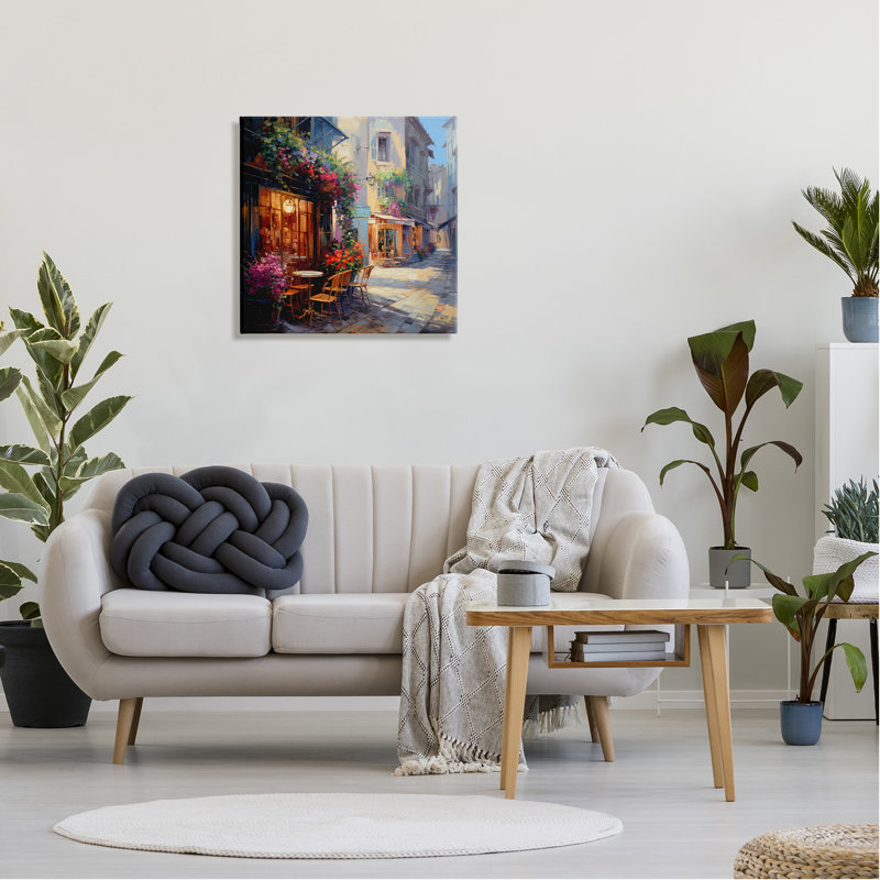 «French Quartier Cafe» par Ray Powers, H 24 po x l 24 po x P 1,5 po