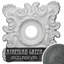Médaillon de plafond Crawley H 18 po x l 18 po x P 3,25 po-27785239