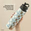 Bouteille d'eau rétro Disney en acier inoxydable Mickey & Minnie-106514026