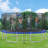 Audiohome Round Backyard Trampoline with Safety Enclosure