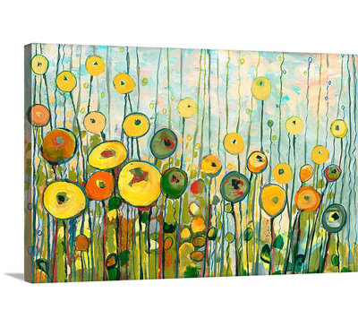 Reproduction d'art sur toile, "Anjolina I will you you for Martinis in the Poppy Garden" par Jennifer Lommers