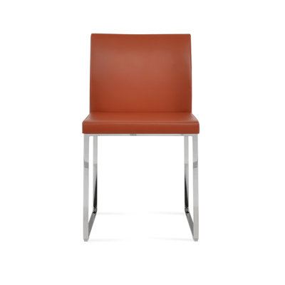 Aria Metal Upholstered Back Dining Chair