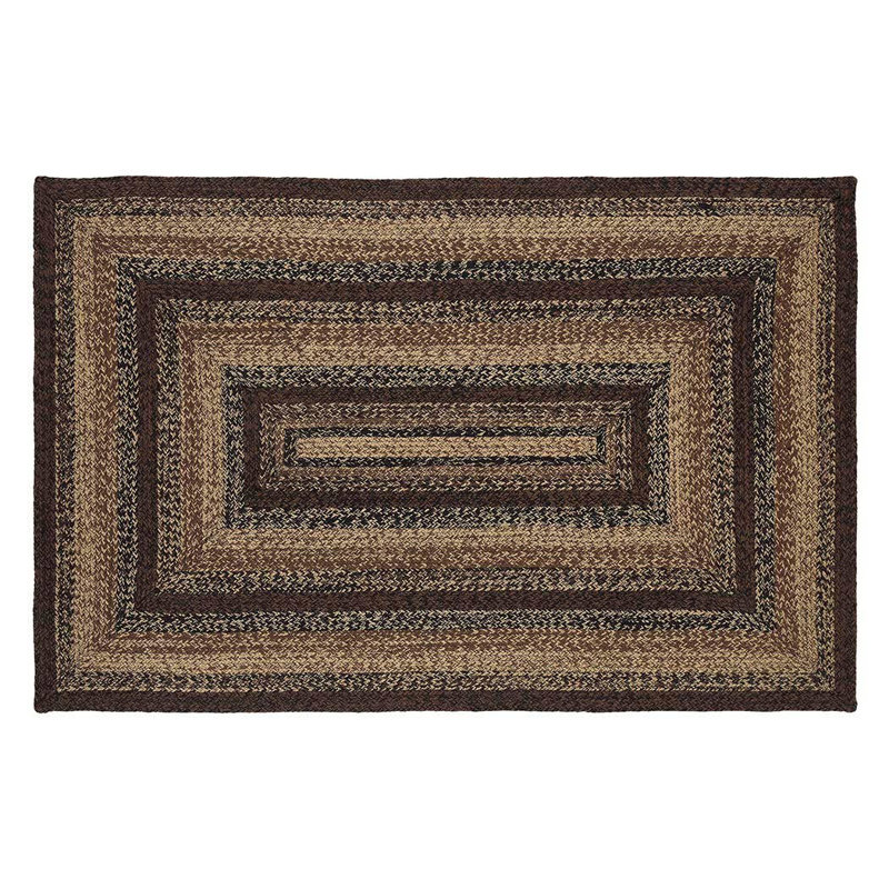 Cappuccino Geometric Indoor Rug, Rectangle 3' x 5'