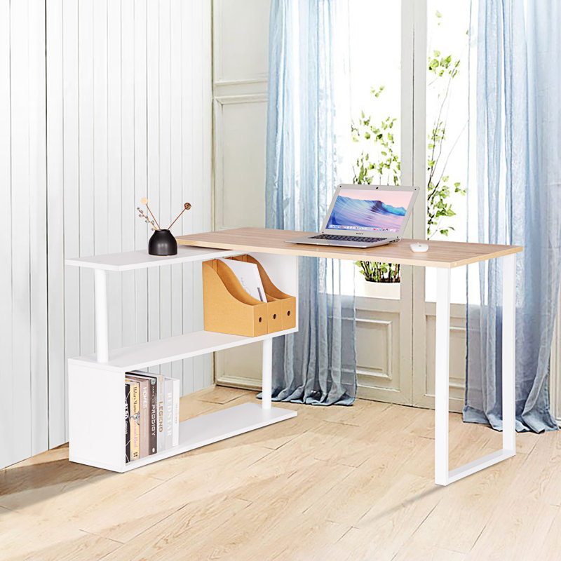 Esprit L-Shape Desk, Light Oak