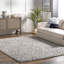 Tapis bleu marine à poils longs Batts-1091642199