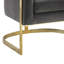 Fauteuil d'appoint touffeté tonneau