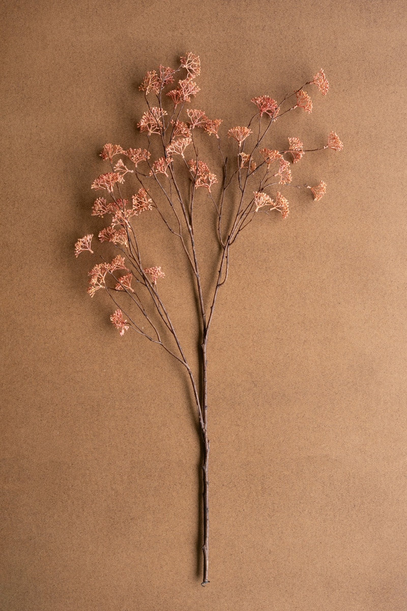 ARTIFICIAL RICE FLOWER STEM - BLUSH, Pink