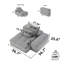 Canapé modulaire surdimensionné Modern-483799724