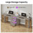 96.5'' Gaming Desk Executive Desk And File Storage Cabinet-1609738671