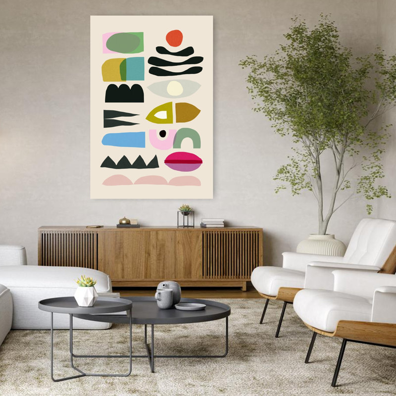 Art contemporain, art contemporain abstrait, H 48 po x l 32 po