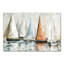 Voiliers en sourdine sur l'eau - peinture sur toile-1107507193-1107507192