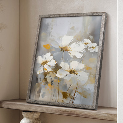 Reproduction encadrée FLORAL Series CD XXVII - bois massif