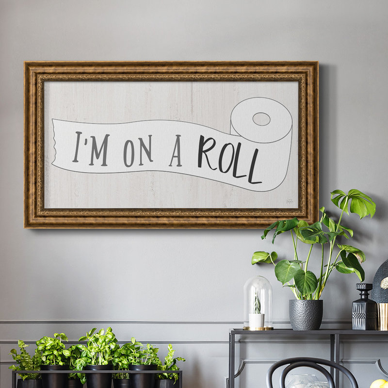 " I'm On A Roll ", 21" H x 37" W x 1" D