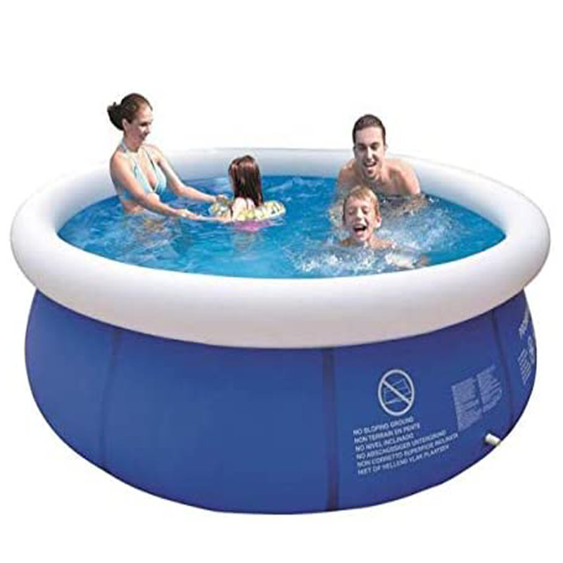 Aisleyne Plastic Round Inflatable Pool H x W x L, 77.00" x 300.00" 