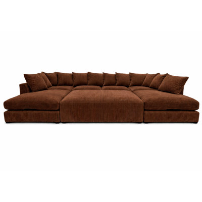 7 Seater Corduroy Sofa Bed