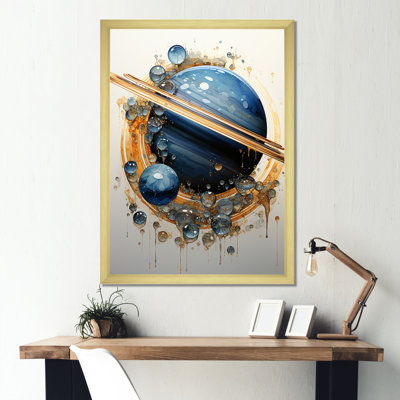 " Sapphire Saturn Cosmic Wonder "